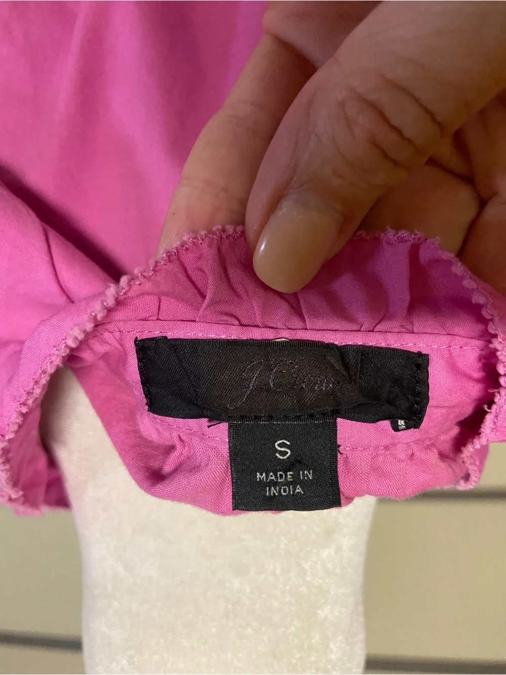 J Crew Pink Poplin Tiered Dress Size S Lined Pockets Barbiecore Feminine